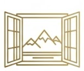 Pictogramme de sommets de montagnes, symbole de la vue panoramique depuis l'Hôtel La Rencluse à Luchon.
